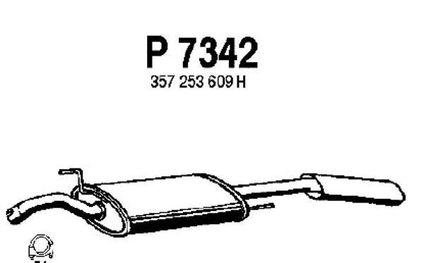 FENNO Takaäänenvaimentaja P7342