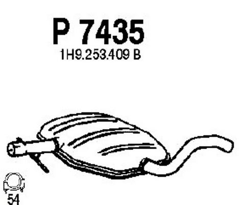 FENNO Keskiäänenvaimentaja P7435