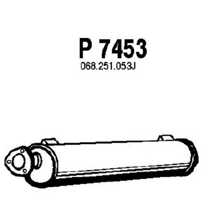 FENNO Takaäänenvaimentaja P7453