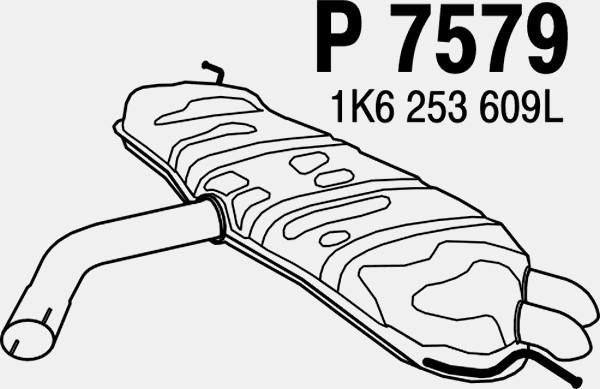 FENNO Takaäänenvaimentaja P7579