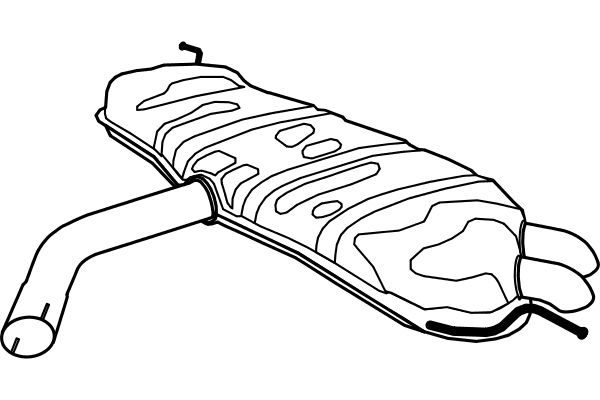 FENNO Takaäänenvaimentaja P7598