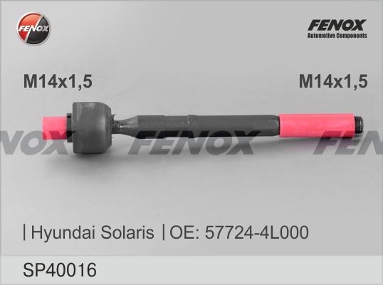 FENOX Raidetangon pää SP40016