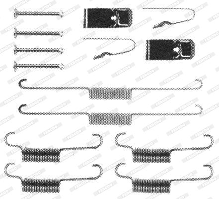 FERODO Tarvikesarja, jarrukengät FBA79