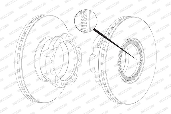 FERODO Jarrulevy FCR226A