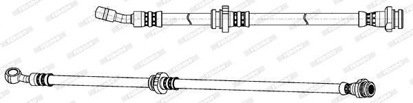 FERODO Jarruletku FHY3250