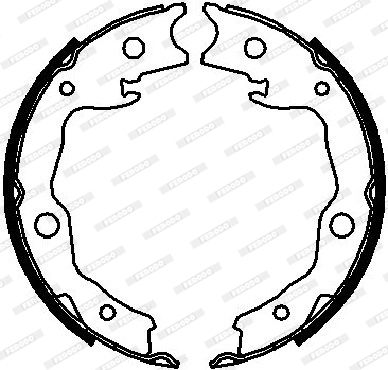 FERODO Jarrukenkäsarja, seisontajarru FSB4029