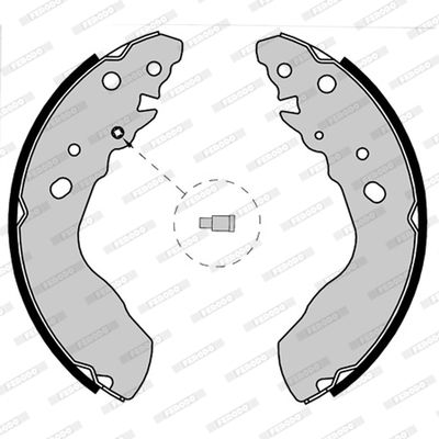 FERODO Jarrukenkäsarja FSB580