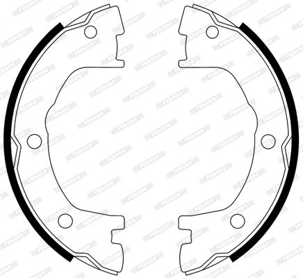 FERODO Jarrukenkäsarja, seisontajarru FSB593