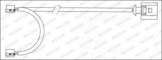 FERODO Kulumisenilmaisin, jarrupala FWI347