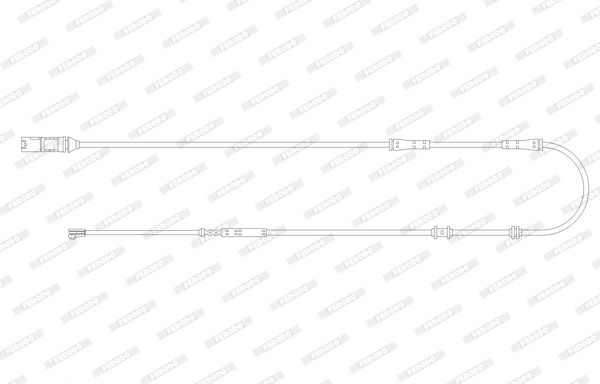 FERODO Kulumisenilmaisin, jarrupala FWI374