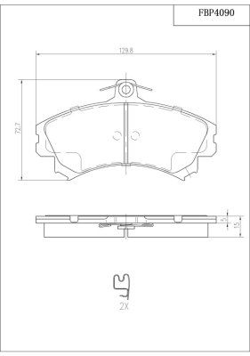 FI.BA Jarrupala, levyjarru FBP4090