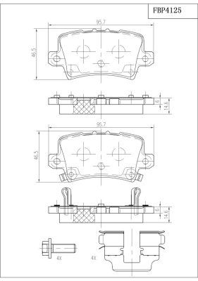 FI.BA Jarrupala, levyjarru FBP4125