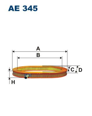 FILTRON Ilmansuodatin AE 345