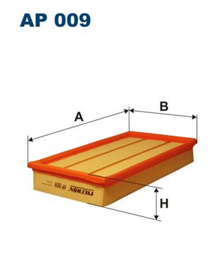 FILTRON Ilmansuodatin AP 009