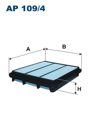 FILTRON Ilmansuodatin AP 109/4