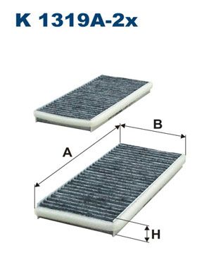 FILTRON Suodatin, sisäilma K 1319A-2x