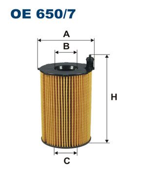 FILTRON Öljynsuodatin OE 650/7