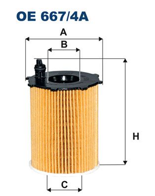 FILTRON Öljynsuodatin OE 667/4A