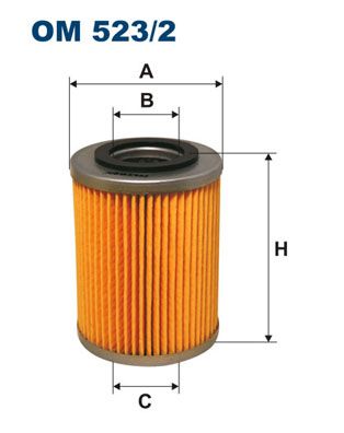 FILTRON Öljynsuodatin OM 523/2