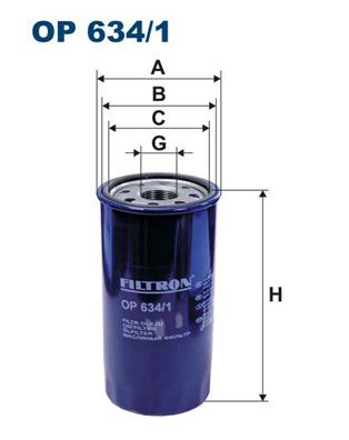 FILTRON Öljynsuodatin OP 634/1