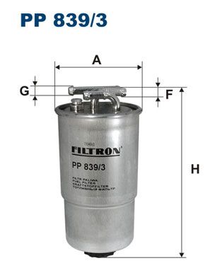 FILTRON Polttoainesuodatin PP 839/3