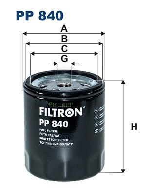 FILTRON Polttoainesuodatin PP 840