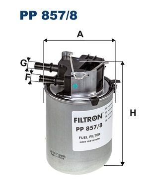 FILTRON Polttoainesuodatin PP 857/8