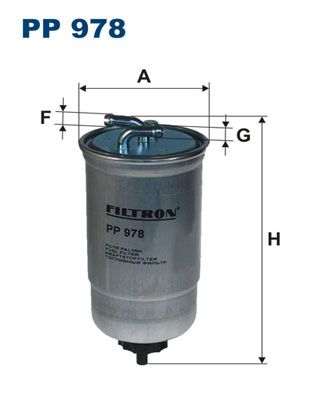 FILTRON Polttoainesuodatin PP 978