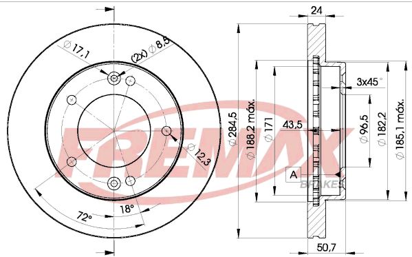 FREMAX Jarrulevy BD-0008