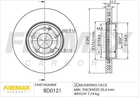 FREMAX Jarrulevy BD-0121