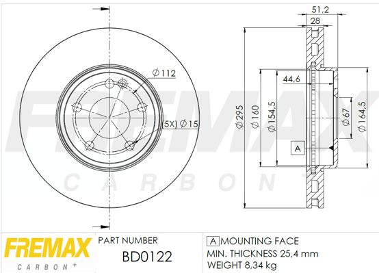 FREMAX Jarrulevy BD-0122