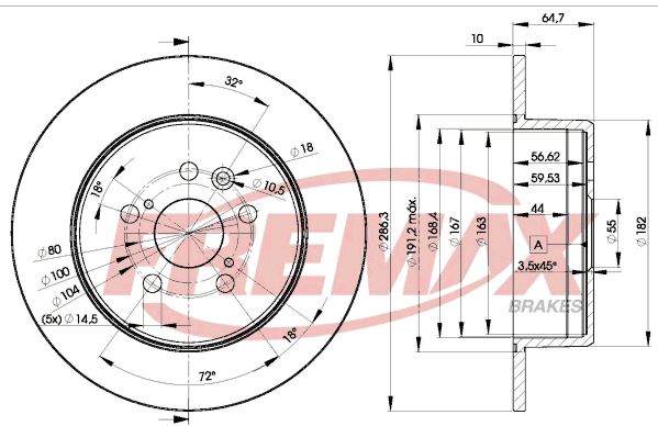 FREMAX Jarrulevy BD-0430