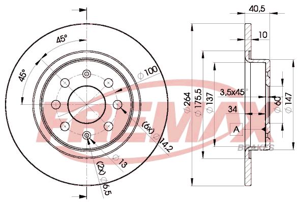 FREMAX Jarrulevy BD-0592