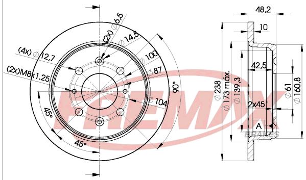 FREMAX Jarrulevy BD-0817