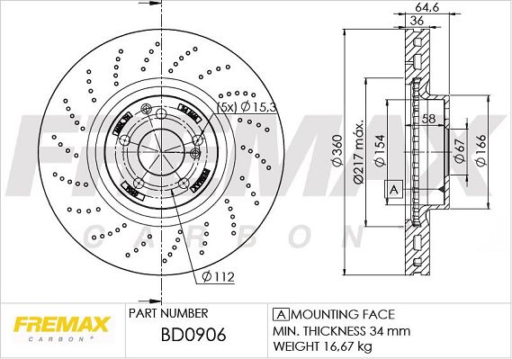 FREMAX Jarrulevy BD-0906