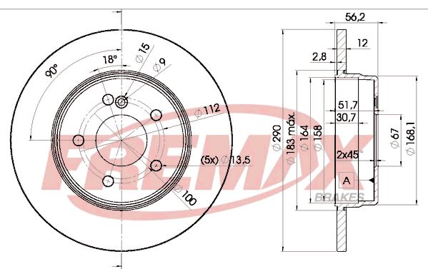 FREMAX Jarrulevy BD-1213