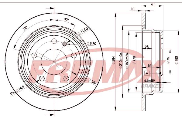 FREMAX Jarrulevy BD-1387