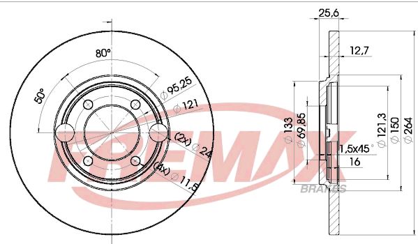 FREMAX Jarrulevy BD-1504