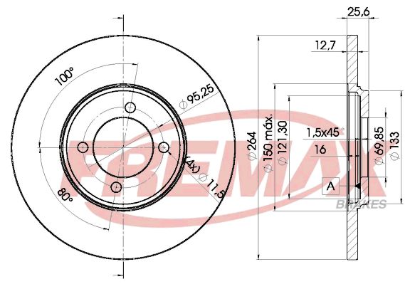 FREMAX Jarrulevy BD-1505