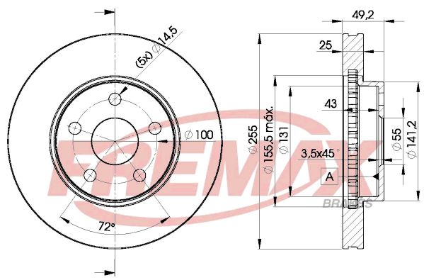 FREMAX Jarrulevy BD-2047