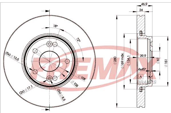 FREMAX Jarrulevy BD-2234