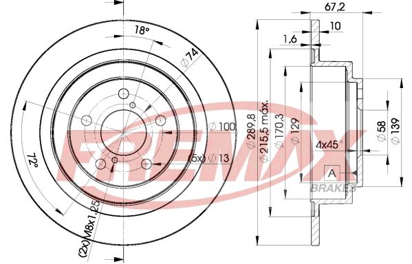 FREMAX Jarrulevy BD-2670