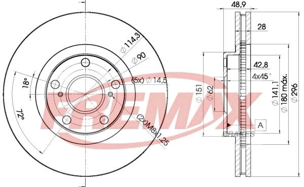 FREMAX Jarrulevy BD-2820