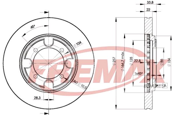 FREMAX Jarrulevy BD-2830