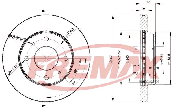 FREMAX Jarrulevy BD-2831