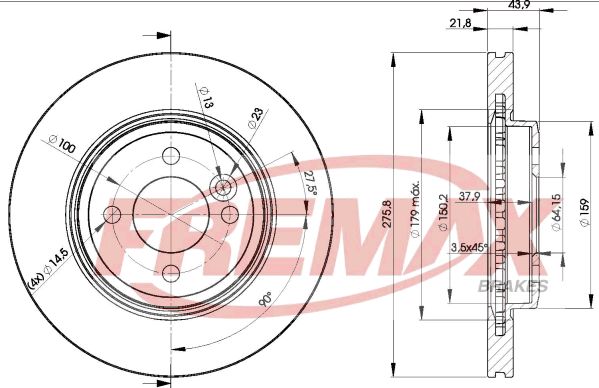 FREMAX Jarrulevy BD-2891