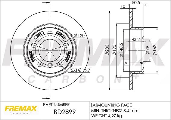 FREMAX Jarrulevy BD-2899