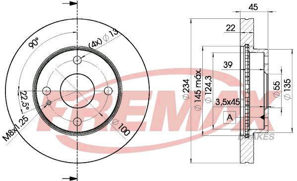 FREMAX Jarrulevy BD-3255