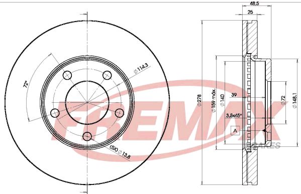 FREMAX Jarrulevy BD-3272