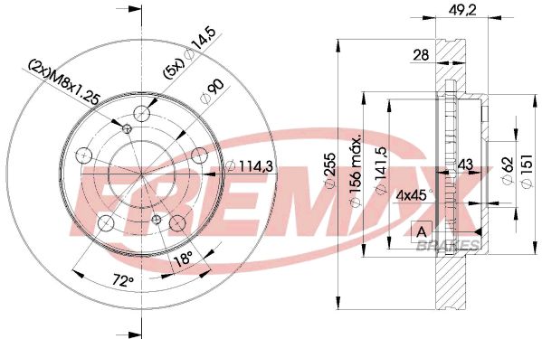 FREMAX Jarrulevy BD-3302